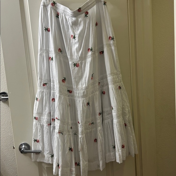 Free People Damson Madder Eden Floral Skirt Size 14 NWT - Picture 9 of 9